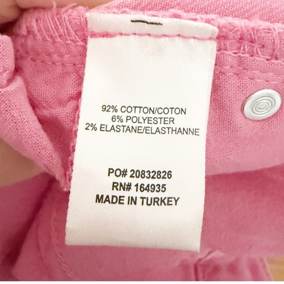 Frances Valentine Smarty Cuffed Jeans Pink Size 6 - Picture 13 of 15